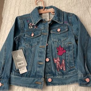 NWT Jean Minnie Mouse jacket